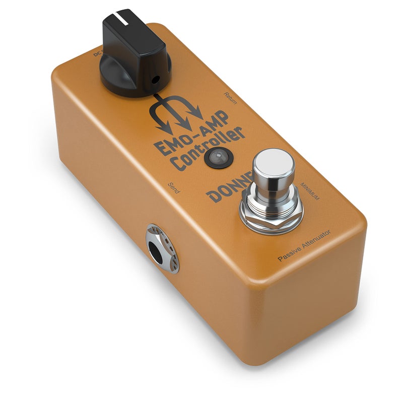 Donner Amp Attenuator Pedal, EMO AMP Box Controller Signal Converter Guitar Effect pedal with Mute Footswitch - Image 1